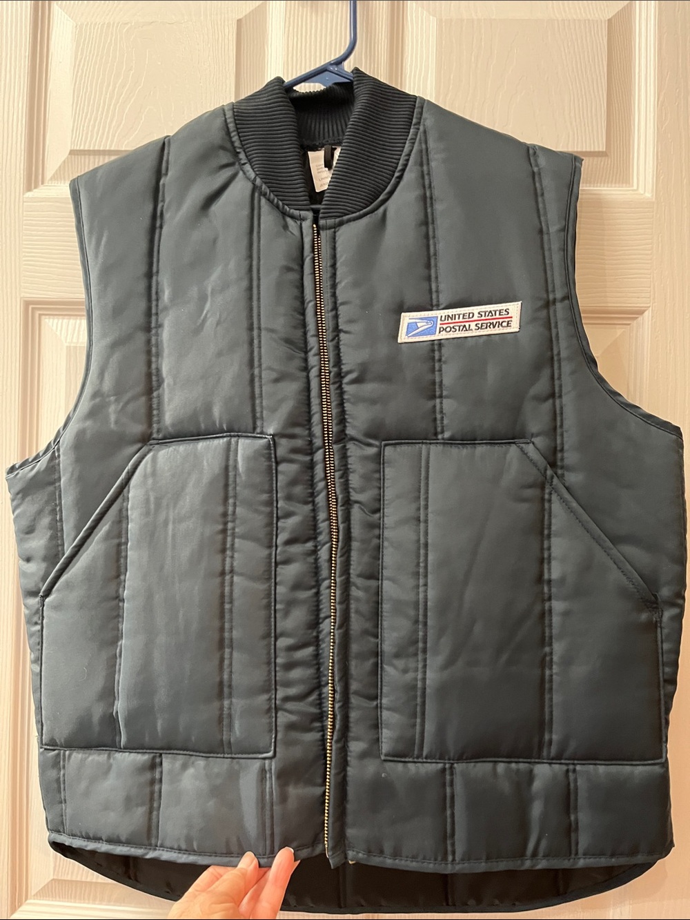 USPS Quilted Work Vest - Dark NAVY blue